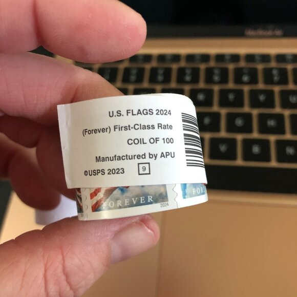 10 Sealed Rolls of Genuine USPS Forever Stamps (1,000 stamps total)Free Shipping - Picture 10 of 12